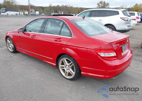 2011 Mercedes-Benz C 300 Sport 4Matic from USA, damaged, VIN WDDGF8BB2BR133227